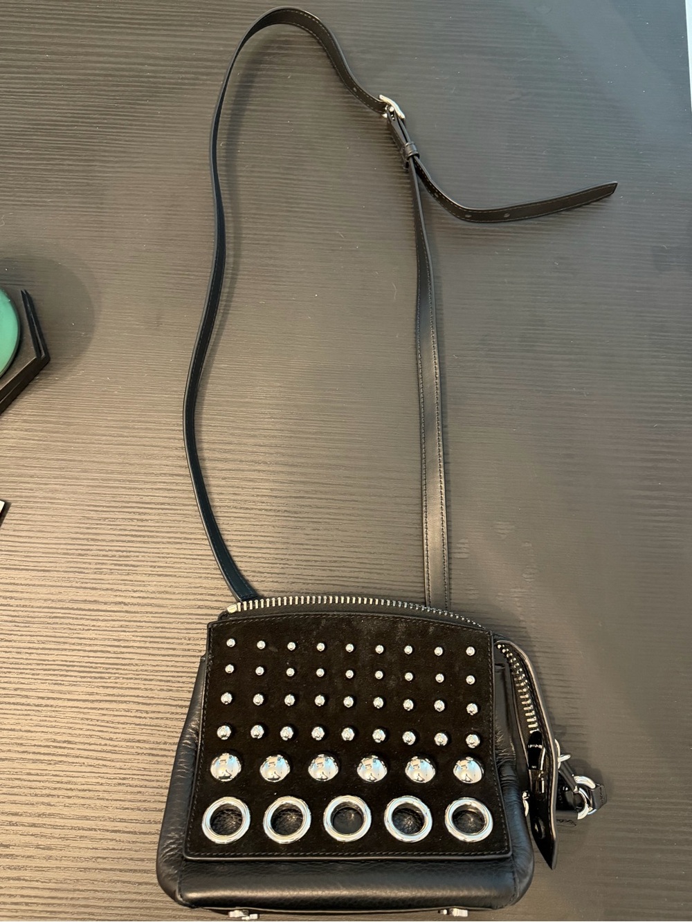 Alexander Wang Studded Crossbody Bag with Velvet Flap